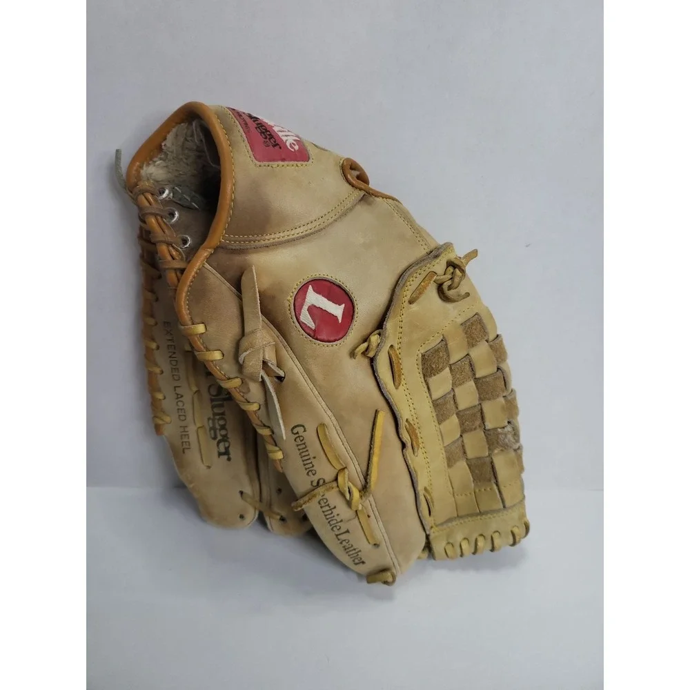 Louisville Slugger LPS8 Baseball Softball Glove 13.5 RHT Brown Steerhide Leather